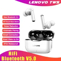 Orijinal Lenovo LP1 TWS Kablosuz Kulaklık Bluetooth 5.0 Çift Stereo Gürültü Azaltma Bas Touch Control Uzun Bekleme 300mAh
