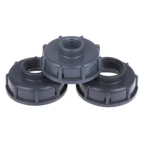Watering Equipments 1PCS Durable IBC Tank Fittings S60X6 Coarse Threaded Cap 60mm Female Thread To 1/2&quot;,3/4&quot;,1&quot; Adaptor Connector