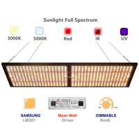 CRXSUNNY XP2500-MAX 240W Samsung LED成長灯のフルスペクトルIR UV LM301B LM301H V3ボード屋内植物のための調光産物の成長ランプ