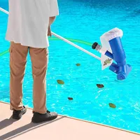 Accesorios de piscina Kit de limpieza de verano Kit de natación portátil Fuente de limpieza de chorro de vacío con bolsas de malla para el suelo sobre el suelo