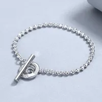 Classic Silver Bracelet Charm Top Quality Silvers Plated Bracelets for Unisex Fashion Jewelry Supply