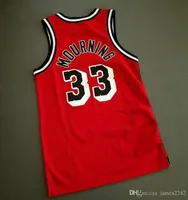 Cheap Custom Retro #33 Mourning Basketball Jersey Men&#039;s Stitched Red Any Size 2XS-3XL 4XL 5XL Name or Number Top Quality Shirts