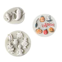 Ferramentas do bolo Série de Halloween molde de silicone Fondant molde de decoração de chocolate molde gumpaste, sugarcraft, acessórios de cozinha