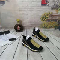 2021 Socken Sneaker Geschwindigkeit Schuhe Casual Sport Alphabet Trainer Schwarz Mode Marke Luxus Designer Gold Stiefel Socken Schuh 34 Vhduv