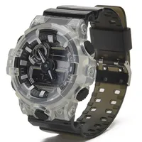 2021 new sports and leisure digital watch GA700 LED electronic transparent watch 700 universal waterproof sports outdoor shockproof
