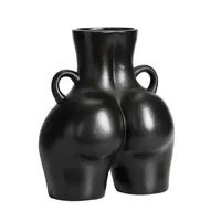 Vases WU CHEN LONG Modern Arts Girl Bust And Ass Vase Mannequin Human Body Decor Ornaments Resin Flower Pot Home Decoration R5196