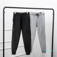 디자이너 - 검은 회색 기술 양털 스포츠 바지 공간 코튼 바지 남성 바닥 조깅 기술 양털 카모 러닝 바지 3 색 아시아 크기