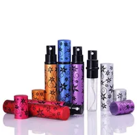 Opslagflessen Jars Aankomst 8 ml Flacon Vide Cosmetique Botellas Rellenables Unieke afdrukken Mini Spuit Perfume Fles voor Unisex SN1709