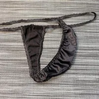 Cuecas lingerie masculina mancha de seda underwear sexy baixo ascensão tanga g-string t-back gays roupas homo sissy pantie