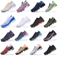 2018s 2019s Fly Mens Running Shoes Triple Black White Moc 2 Laceless des chaussures Breathable Women Trainers Zapatos Outdoor Sports Sneakers