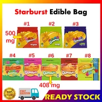 Yüzlerce Edibles Paket Çantası Yenilebilir Ambalaj Boş Şeker Sakızları Koku Koşu Folyo Ziplock Yeniden Yerleştirilebilir Mylar Çantalar