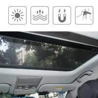 Car Sunshade Sunroof Magnetic Foldable Sun Shade Anti-UV Side Window Mesh Visor Summer Protection Film Accessories