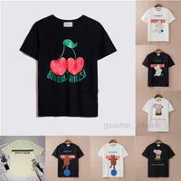 Sunmmer Bayan Erkek Tasarımcılar T Shirt Tişörtleri Moda Mektup Baskı Kısa Kollu Lady Tees Lüks Rahat Giysiler T-Shirt Giyim Tops