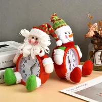 Other Clocks & Accessories 2022 Year Christmas Alarm Clock Round Table Quartz Needle Decorations Gifts For Children Home Decor