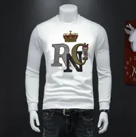 Automne hiver noir et blanc hip hop hop sweat-shirt sweats à capuche hauts tops jeune homme design C85