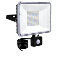 20W Led Motion Sensor Flood Lights Outdoor Floodlight, 100W 50W 30W 10W PIR Induction Lamp, Intelligent Light, 6000K, Cool White