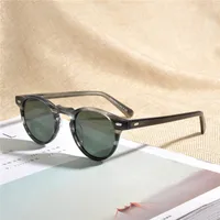 2021 Neue Gregory Peck Vintage Klare Designer Männer Frauen Sonnenbrillen OV5186 Polarisierte Sonnenbrille OV 5186 mit Original Fall 6PQ4