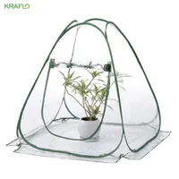 Foldable portable home gardening greenhouse Mini insulation cover for flowers and plants | Kraflo tools