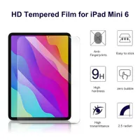 Tablet Screen Protectors Tempered Glass Protective Film For iPad mini 6   8.4 inch Arc Edge Electroplating Matte Anti-Blue Light