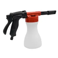 Rociador de lavado de la boquilla de alta presión de alta presión de espuma de nieve Pistola de agua ajustable del lavado de la boquilla con el regalo de la botella de 800 ml para la limpieza