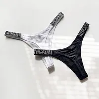 Sexy Open Gear Bikini Custom Name Thong For Women Bandage G-string