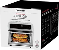 Air Fryer Toaster الفرن XL 20L، طبخ صحي سهل الاستخدام، كونترتوب الحمل الحراري أخبز bake، 9 وظائف الطبخ