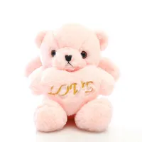 Newplush leksaker högkvalitativ kärlek mjuk nallebjörn ängel fyllda djurbjörnar för valentins dag gåva pojkar tjej födelsedag gåvor ewa5023