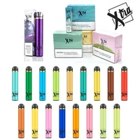 XTRA одноразовые устройства сигареты 1500 слойки 5 мл предварительно заполненные подружки Vape PODS 650 мАч батарея доступно Posh Plus