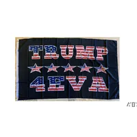 Trump 4eva 3x5ft Flaggen 100D Polyester-Banner Indoor Outdoor-lebhafte Farbe Hohe Qualität mit zwei Messing-Tüllen RRD13287