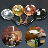 Cocktail Shaker Bar Ice Strainer Stainless Steel Cocktail Filter Spoon Bartending Tool