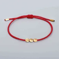 Feng shui chanceux bracelets bouddhism cingle rouge cire fil bracelet bracelet amitié yoga prière bijoux chinois unique