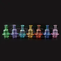 Beracky Färgad Rökning Quartz Spinning Carb Cap 25mmod 7 Färger UFO Style Caps för Banger Nails Glass Water Bongs DAB Rigs