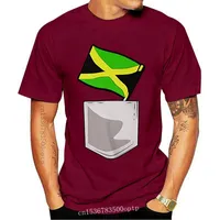 Męskie koszulki męskie T shirt Jamajka Flaga Koszulki Koszulki Kobiet T-Shirt