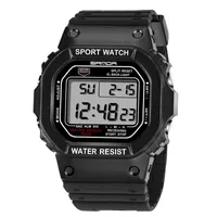 Mens Digital Watch Sports Sports antichorcométriques Hommes G Hommes G montres pour hommes Sportwatch Horloge murale avec montre-bracelet de date