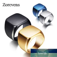 Zorcvens موضة جديدة 316l الفولاذ المقاوم للصدأ الدائري أعلى جودة عالية مصقول ساخر الصلبة السائق الدائري للرجال الأزياء والمجوهرات سعر المصنع خبير تصميم جودة أحدث