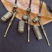Kolye Kolyeler 3 Stil Mini Pirinç Kaşık Kavun Aksesuarları Sergililer Maddenin Kolye Urn Kaydet Aşk Mücevher Şişesi