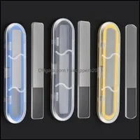 Nail Files Tools Art & Salon Health Beauty Nano Glass Professional Nails Buffer Polishing Manicure Tool With Colorf Packing Box Drop Deliver