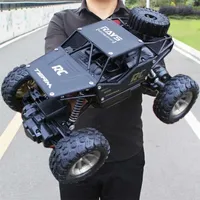1:12   1:16 2WD RC Car With Led Lights 2.4G R Remote Control By Off-Road Control Trucks Boys Toys for Children 220121
