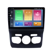 Bil DVD Stereo GPS-navigationsspelare för Citroen C4 2013-2016 med USB WiFi SWC 1080P 10.1 tum Android Support DVR backviewkamera