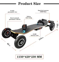 Skateboarden off-road suff001 Longboarding sport buitenshuis actie sport batterij vermogen 360W voor buiten reizen