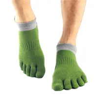 Sale Men Top Quality Five Finger Pure Soft Cotton Toe Socks Winter Autumn Warm Comfortable Boys Breathable Sock1