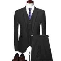 Мужские костюмы Blazers Хороший костюм куртка брюки жилет из трех частей набор китайский стиль вышивка Blazer пальто Waistcoat Szie M-4XL