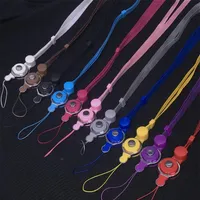 Fashion Universial Lanyards Rotatable 2in1 Neck Strap Detachable Lanyard Long Hanging Badges for Cell Phone MP3 MP4 Flash Drives I207r
