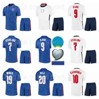 2020-2021 Euro Yama Futbol 15 John Taşlar Jersey Set Ulusal Takım 10 Dele Alli 3 Ben Chilwell Mason Dağı Futbol Gömlek Kitleri YGL