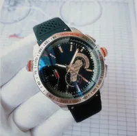 최고의 유명 디자이너 시계 남자 자동 고품질 시계 검은 고무 실리콘 망 기계적 Orologio 디 Lusso 손목 시계