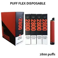 Puff Flex Disposable E Cigarettes Pod Device 2800 Puffs 1500mAh 10ml Prefilled Vape Pen Stick Vapor Bar System Vaporizera46