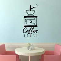 壁のステッカーの素敵なコーヒーの自己接着壁紙の装飾壁画習慣