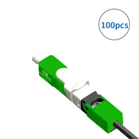 100pcs / lot FTTH ESC250D SC APC und SC UPC Single-Mode Faseroptik Schnellanschluss FTTH SM Optic Fast Connector