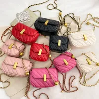 Kids Girls Fashion Princess Chain Mini Messenger Handväska Luxurys Designers Väskor Crossbody Bag Single Shoulder Change Purse