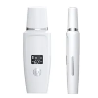 Skin Scrubber Face Spatula Blackhead Remover Ultrasonic Pore Cleaner con 3 modalità Estrattore di commedies per lo strumento facciale Q0608